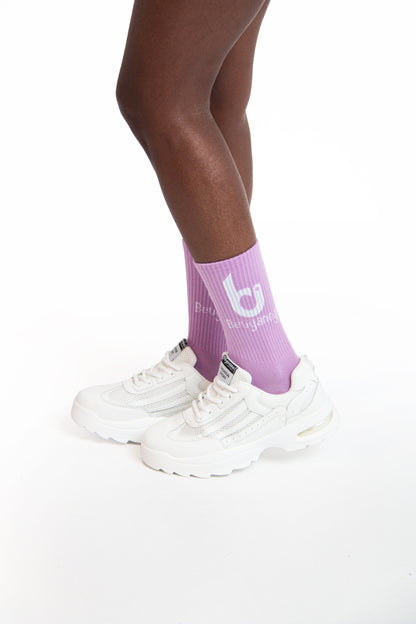 Happy feet - White and pink socks
