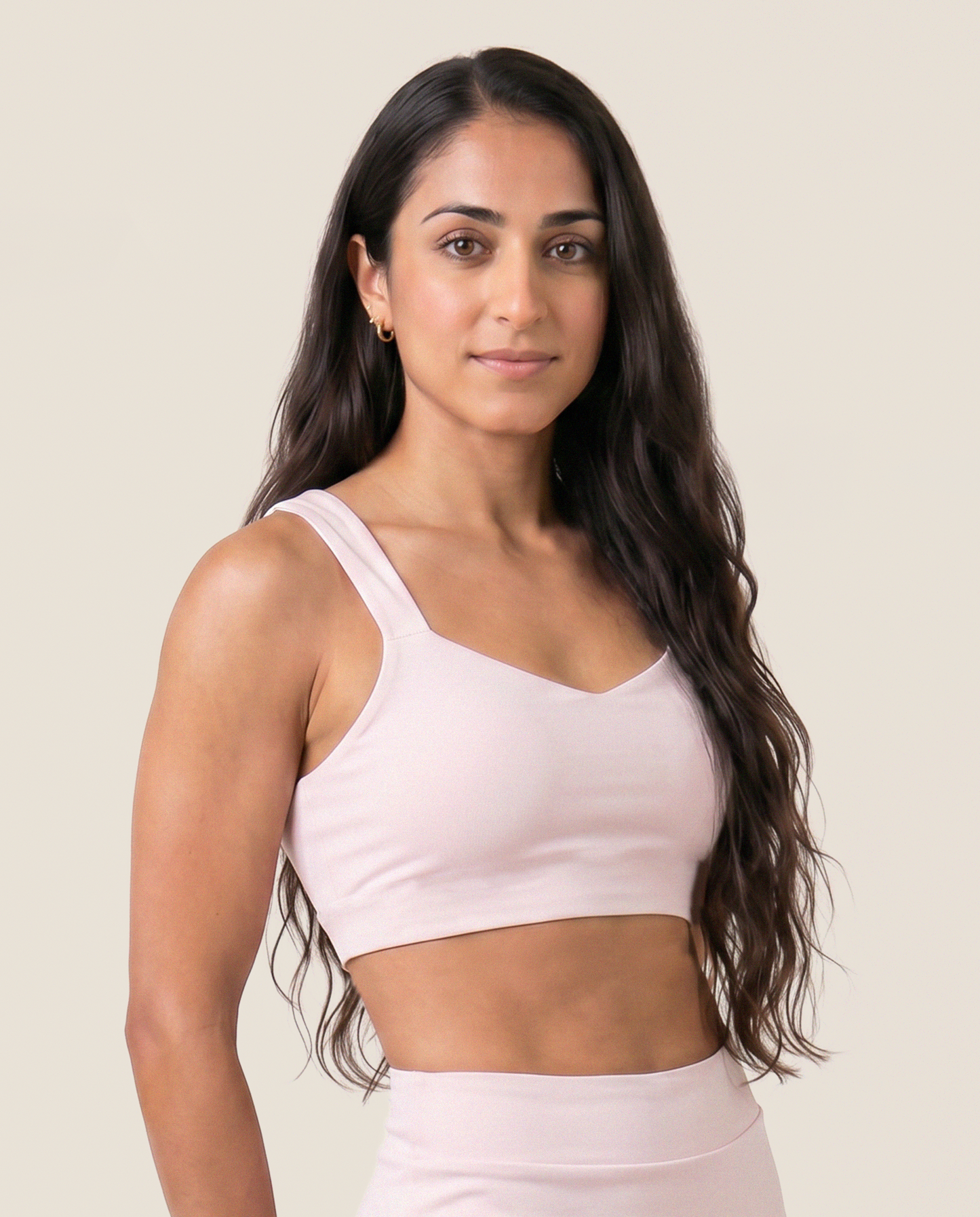Bloom Sports Bra in Blush Pink