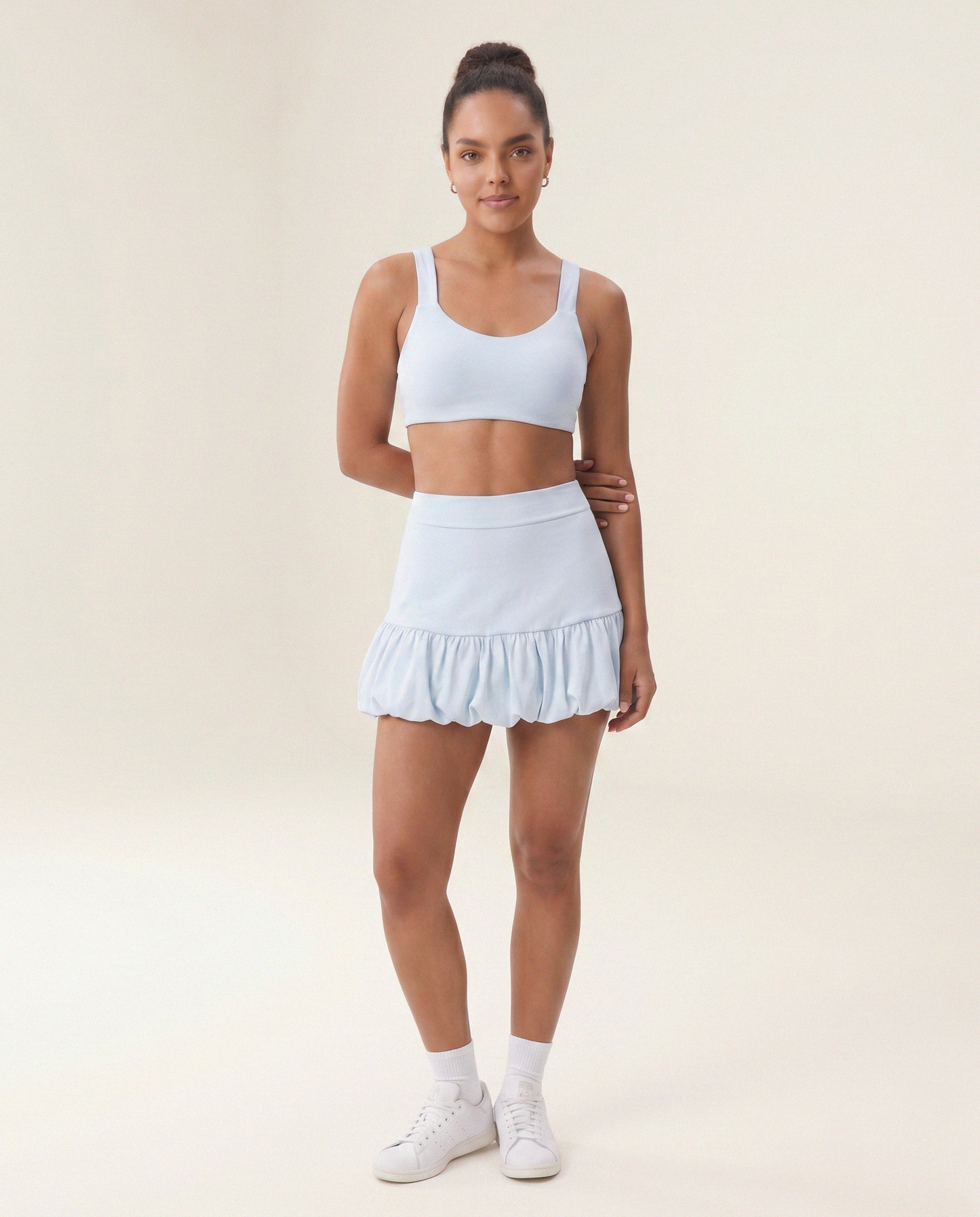 Bloom Skirt in Light Sky Blue