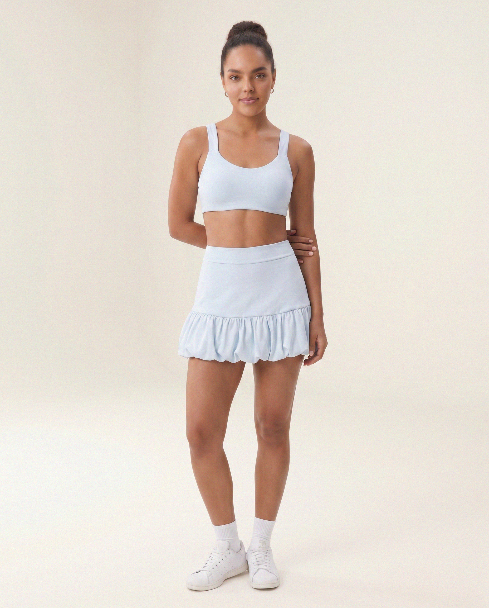 Bloom Skirt in Light Sky Blue