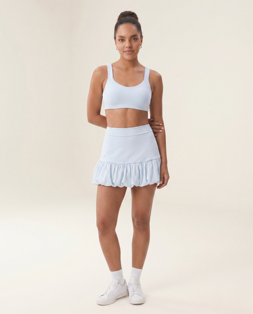 Load image 1 in gallery view. Bloom Skirt in Light Sky Blue