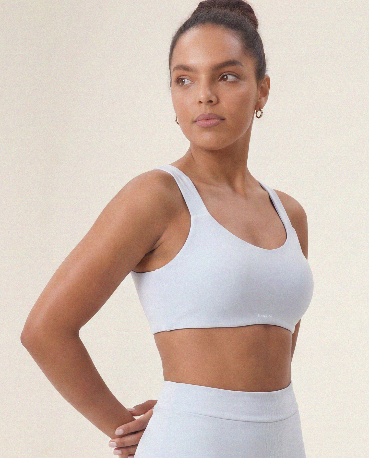 Bloom Sports Bra in Light Sky Blue
