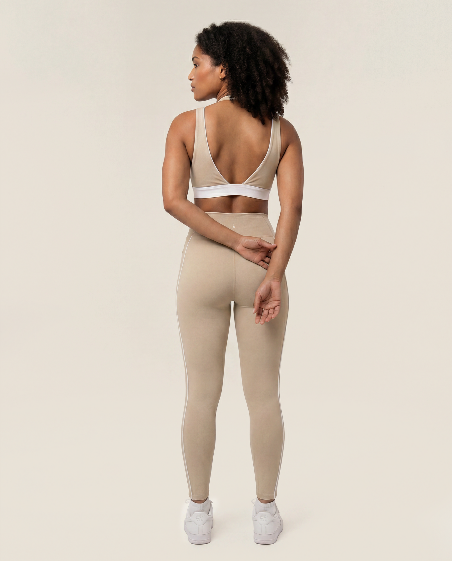 Double Take Leggings in Coconut Cream