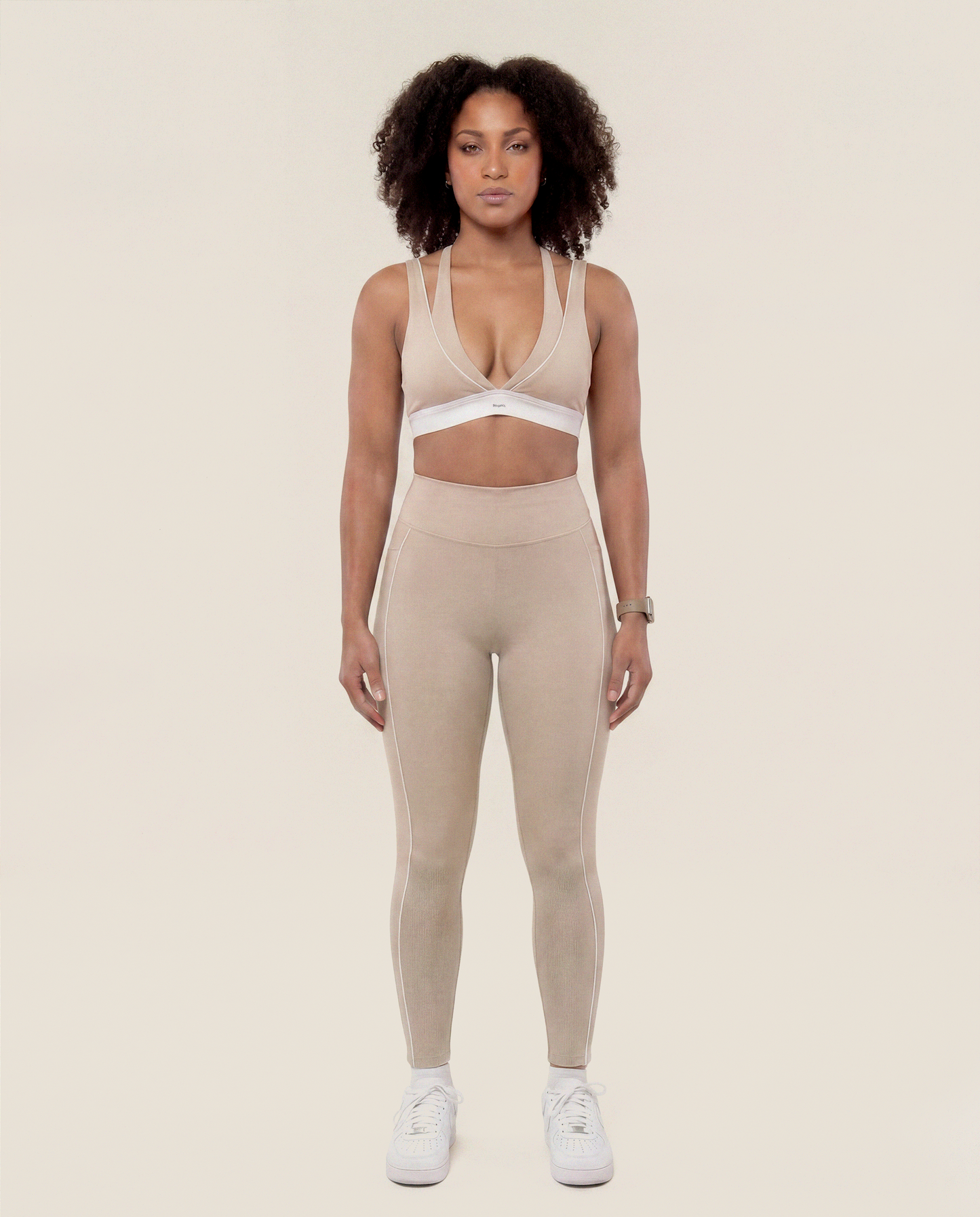 Double Take Leggings in Coconut Cream