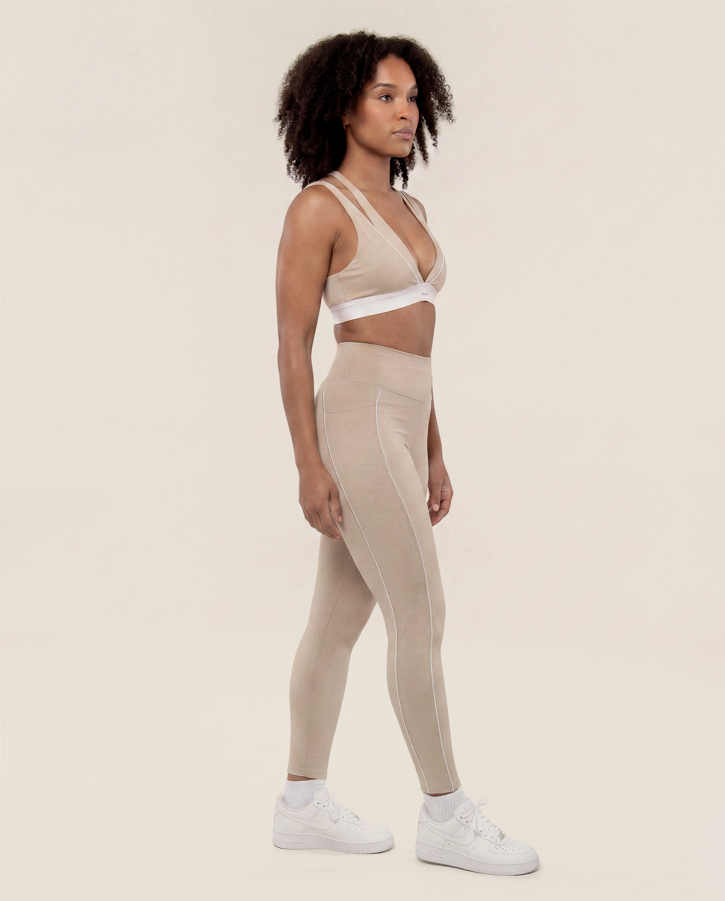 Double Take Leggings in Coconut Cream