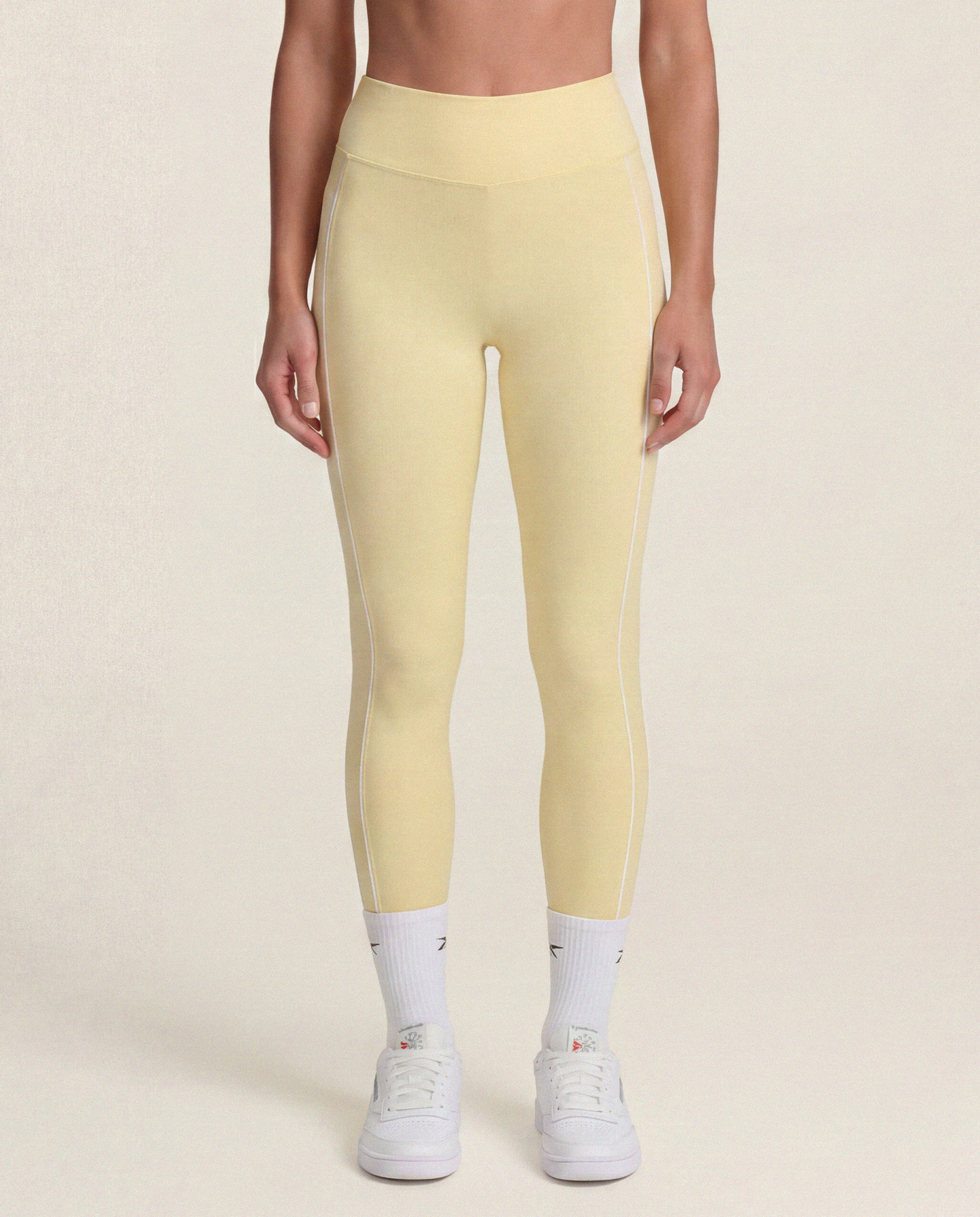 Double Take Leggings in Soft Yellow