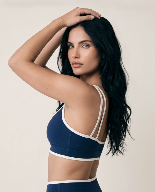 Load image 1 in gallery view. Energy Sports Bra in Midnight Navy