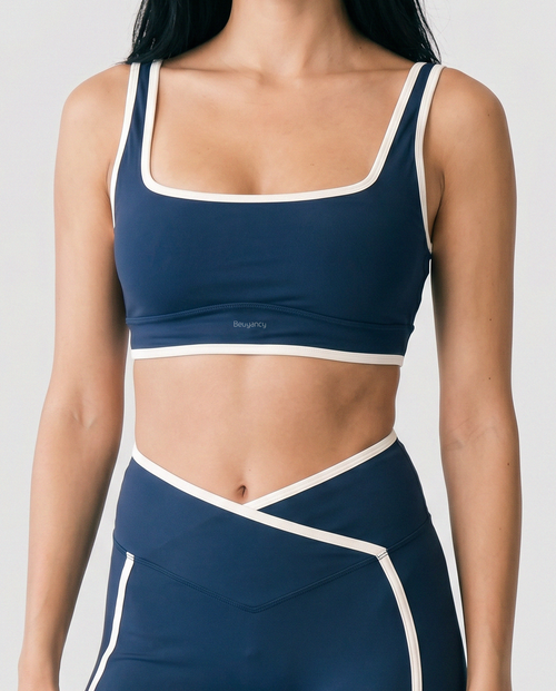 Load image 1 in gallery view. Energy Sports Bra in Midnight Navy