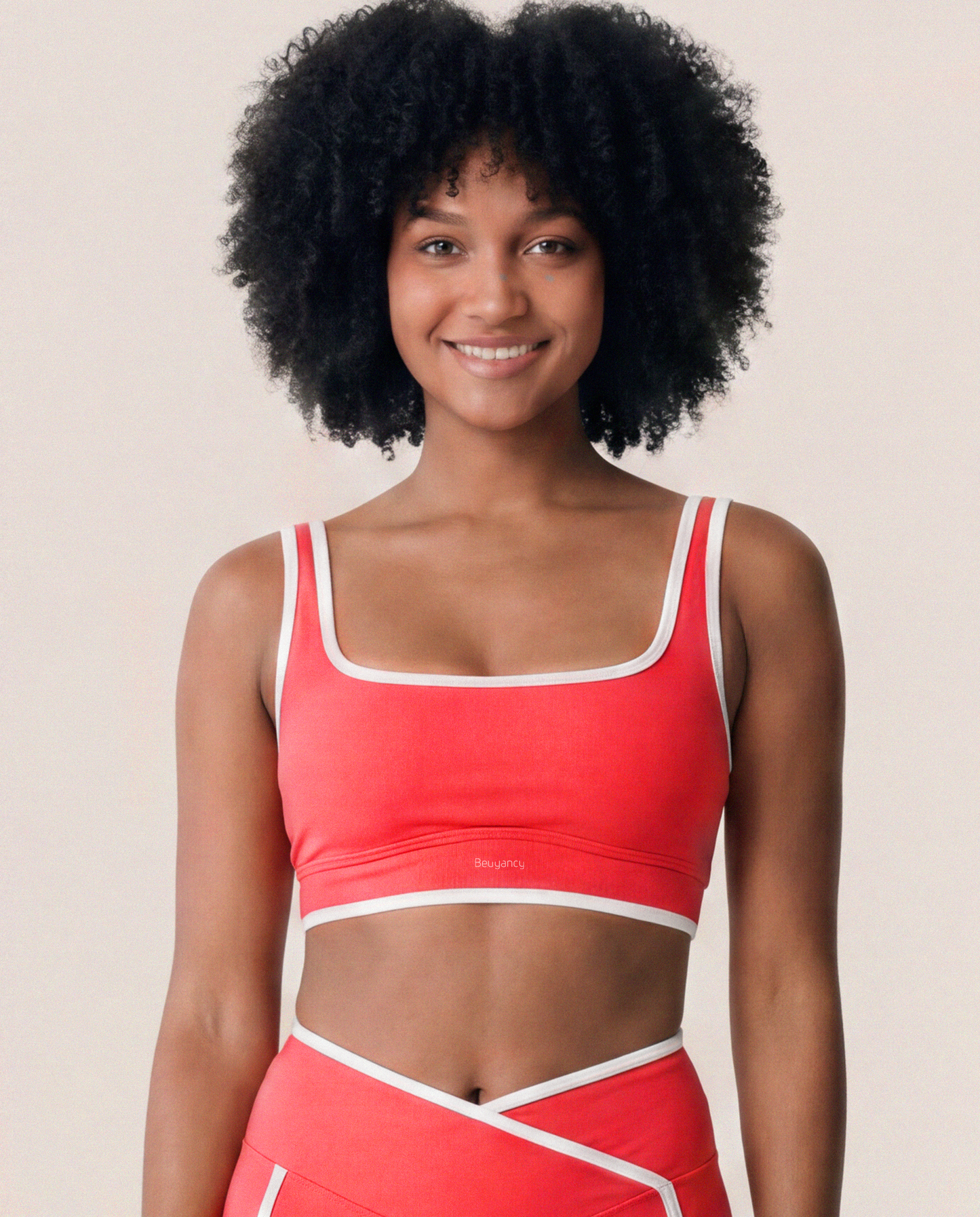 Energy Sports Bra in Sunset Coral