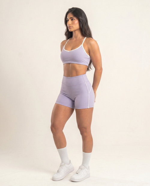 Load image 1 in gallery view. Flow Sports Bra in Lavender Mist