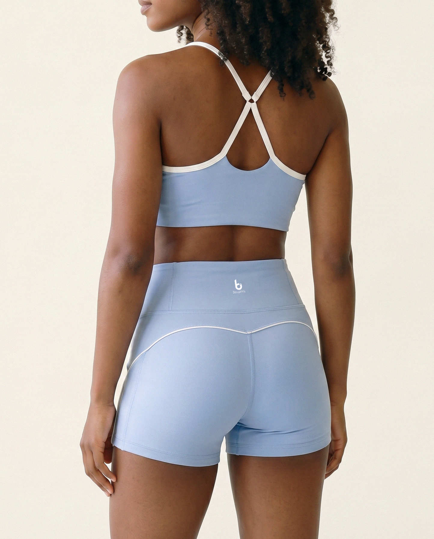 Flow Sports Bra in Sky Blue