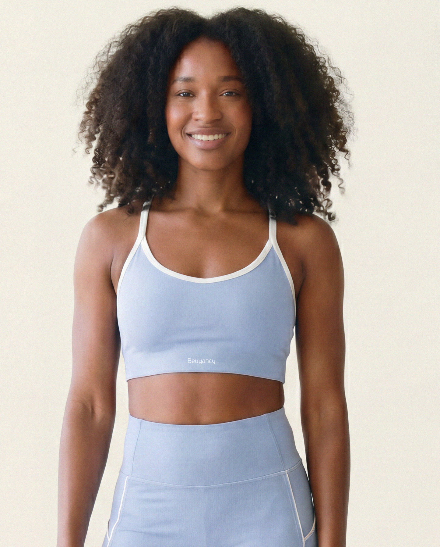 Flow Sports Bra in Sky Blue