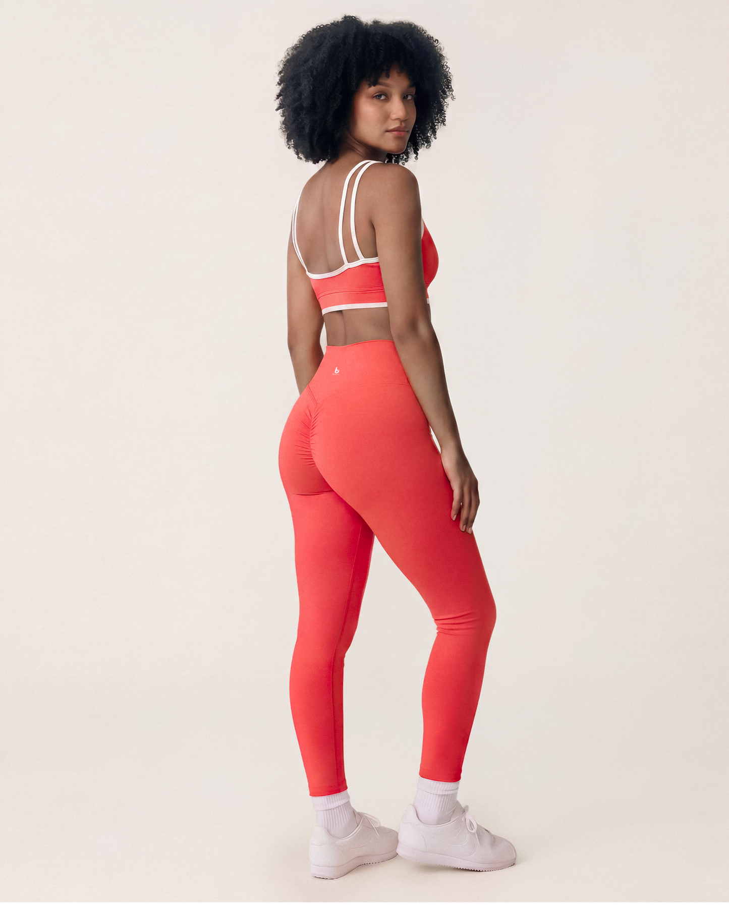 Energy Sports Bra in Sunset Coral