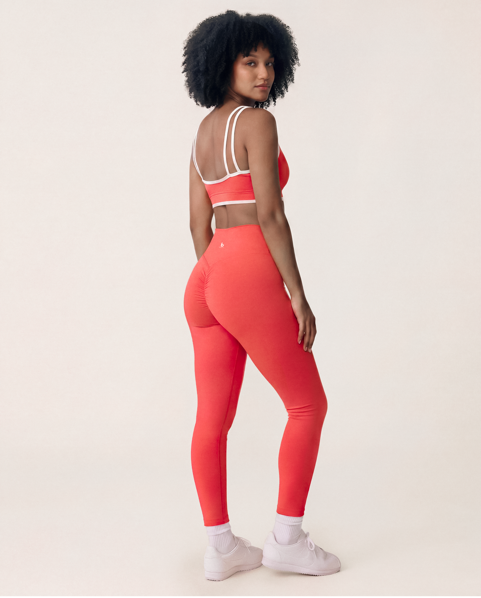 Energy Sports Bra in Sunset Coral