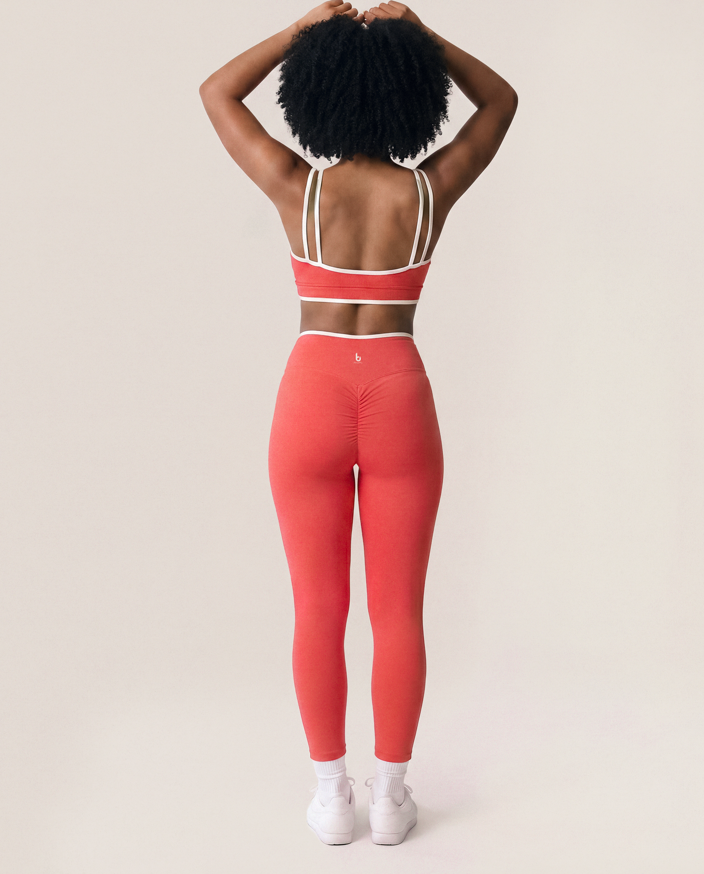 Energy Leggings in Sunset Coral