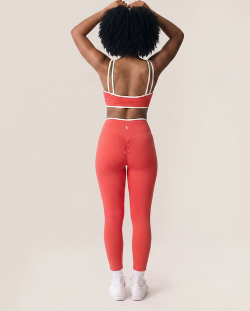 Load image 1 in gallery view. Energy Leggings in Sunset Coral