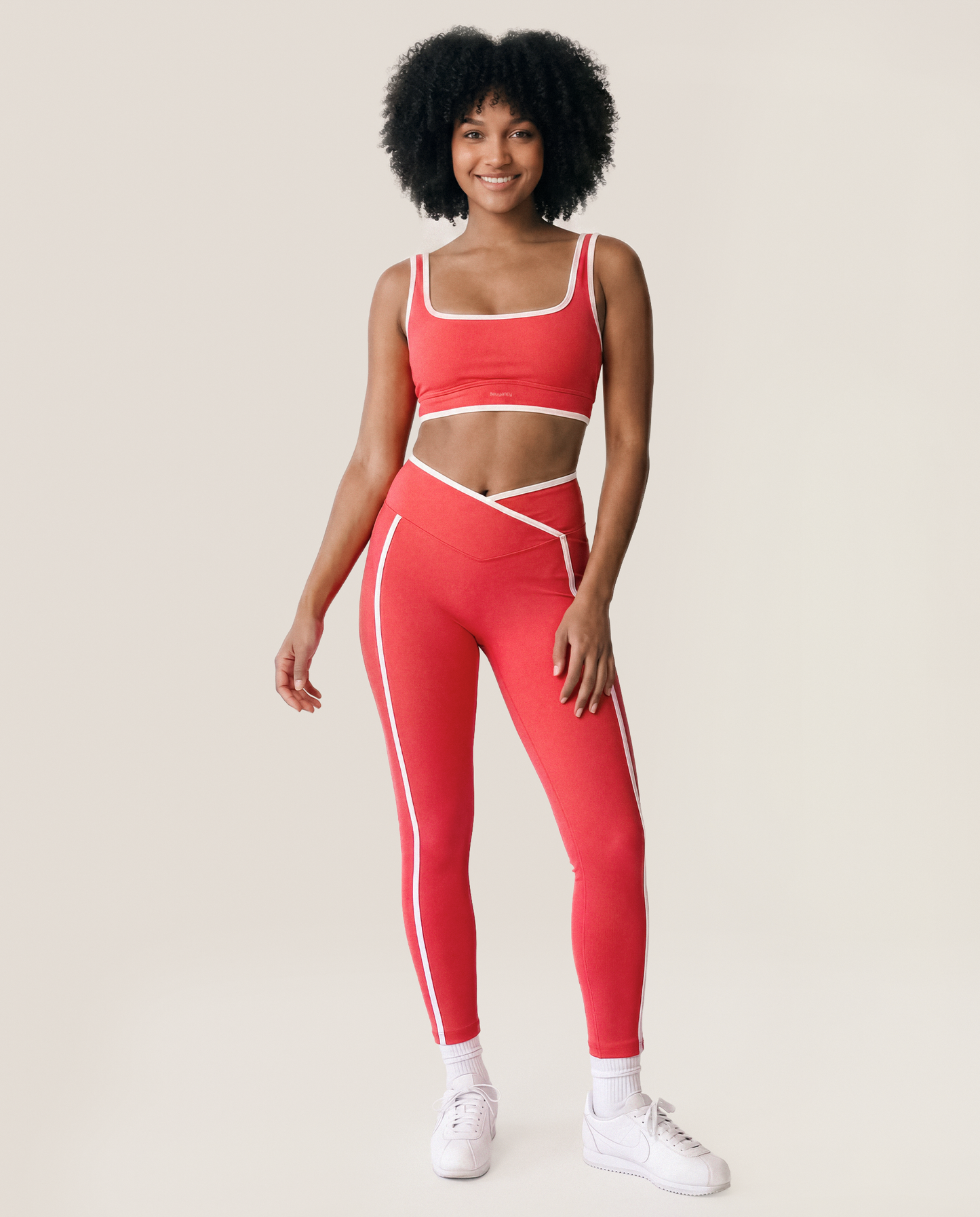 Energy Sports Bra in Sunset Coral