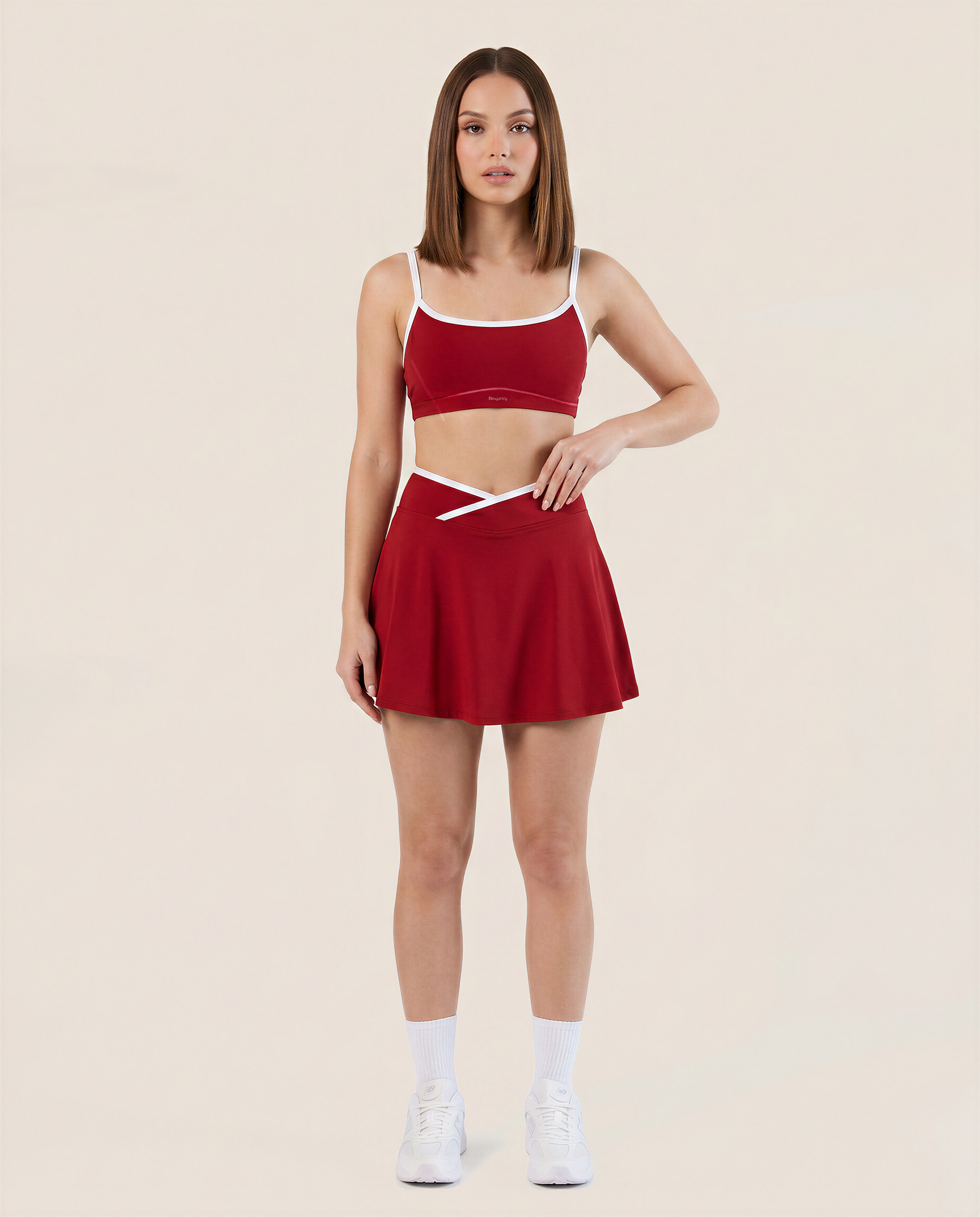 Muse Skirt in Cherry Red