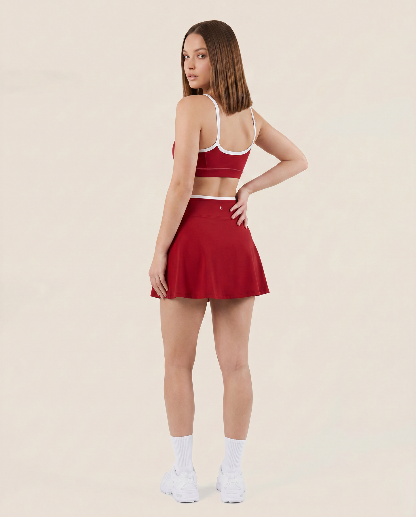 Muse Skirt in Cherry Red