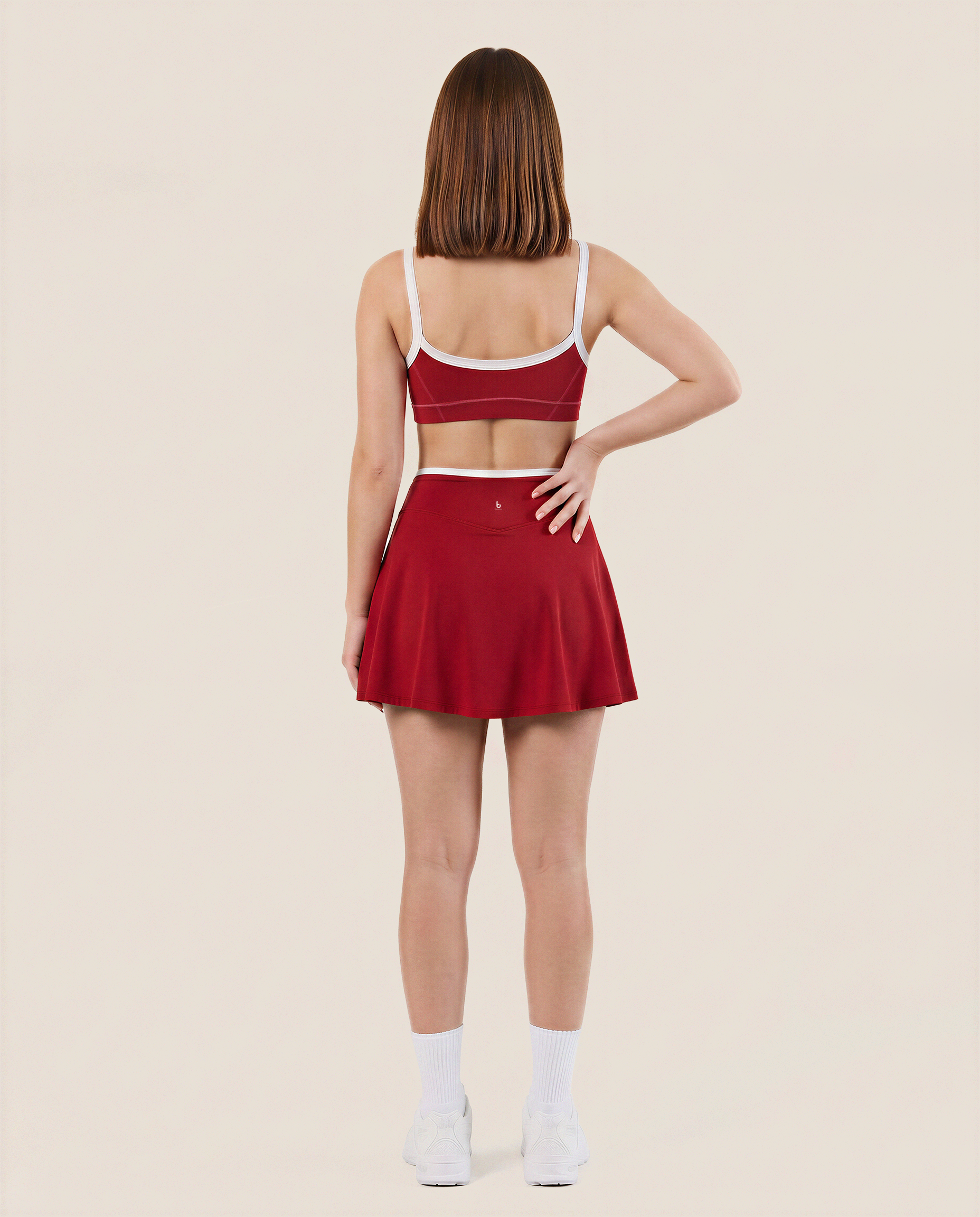 Muse Skirt in Cherry Red