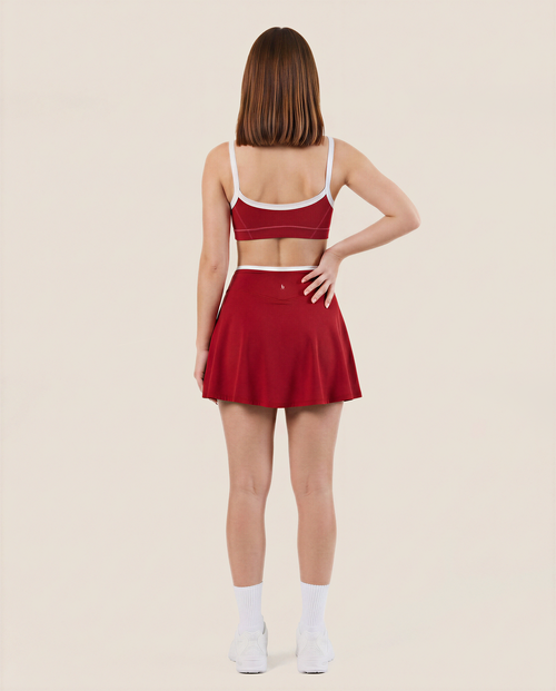 Load image 1 in gallery view. Muse Skirt in Cherry Red