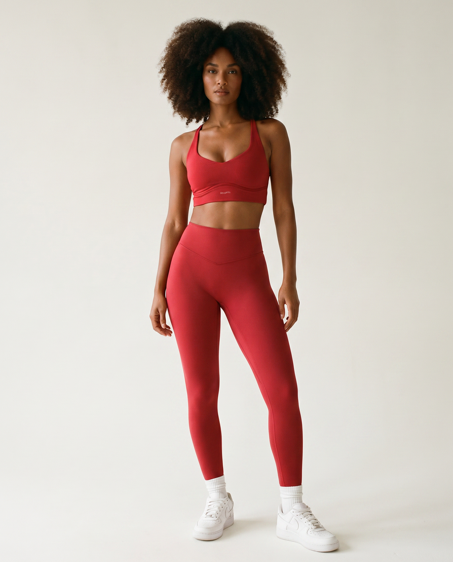 Sculpt Bra in Cherry Red