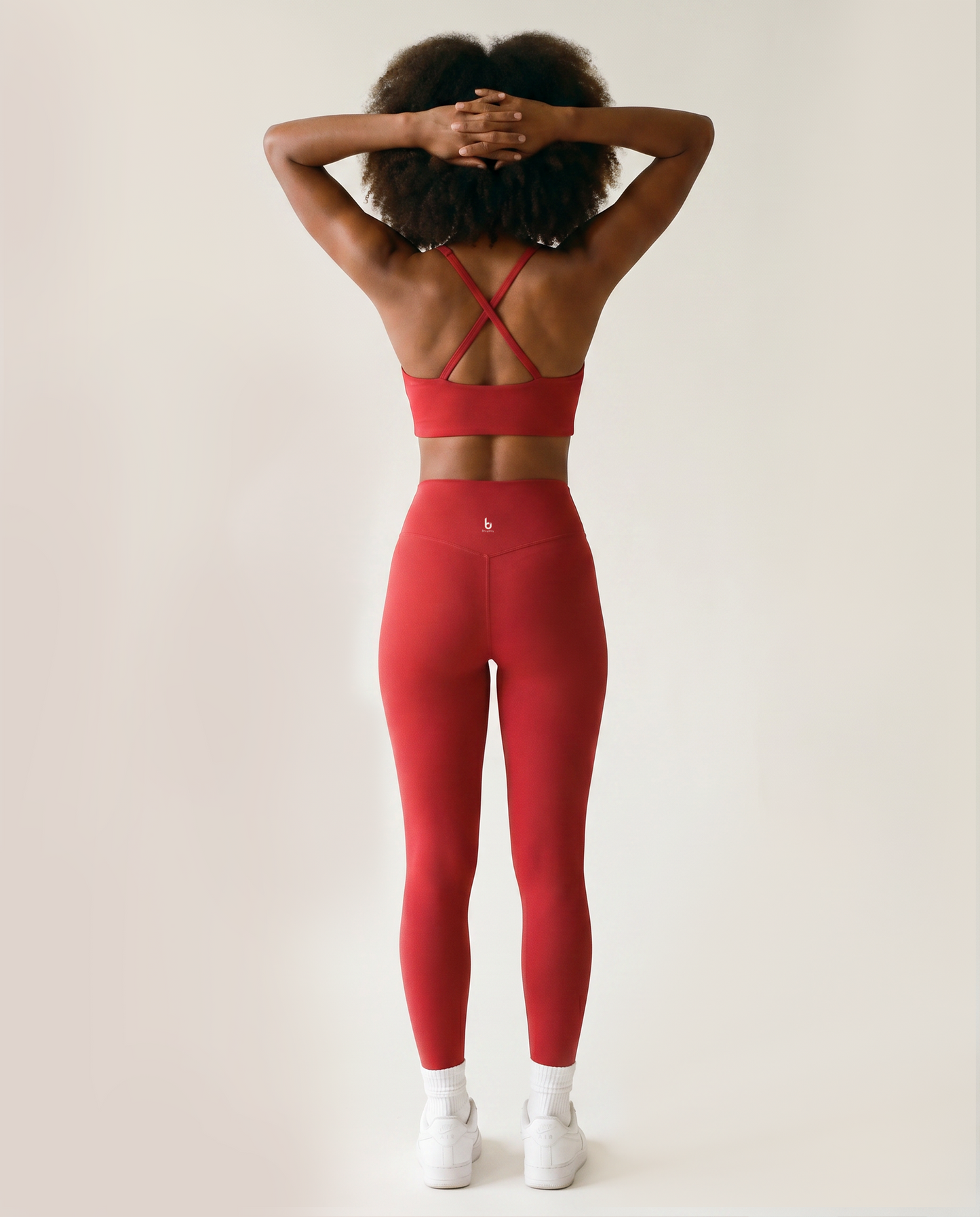 Sculpt Bra in Cherry Red