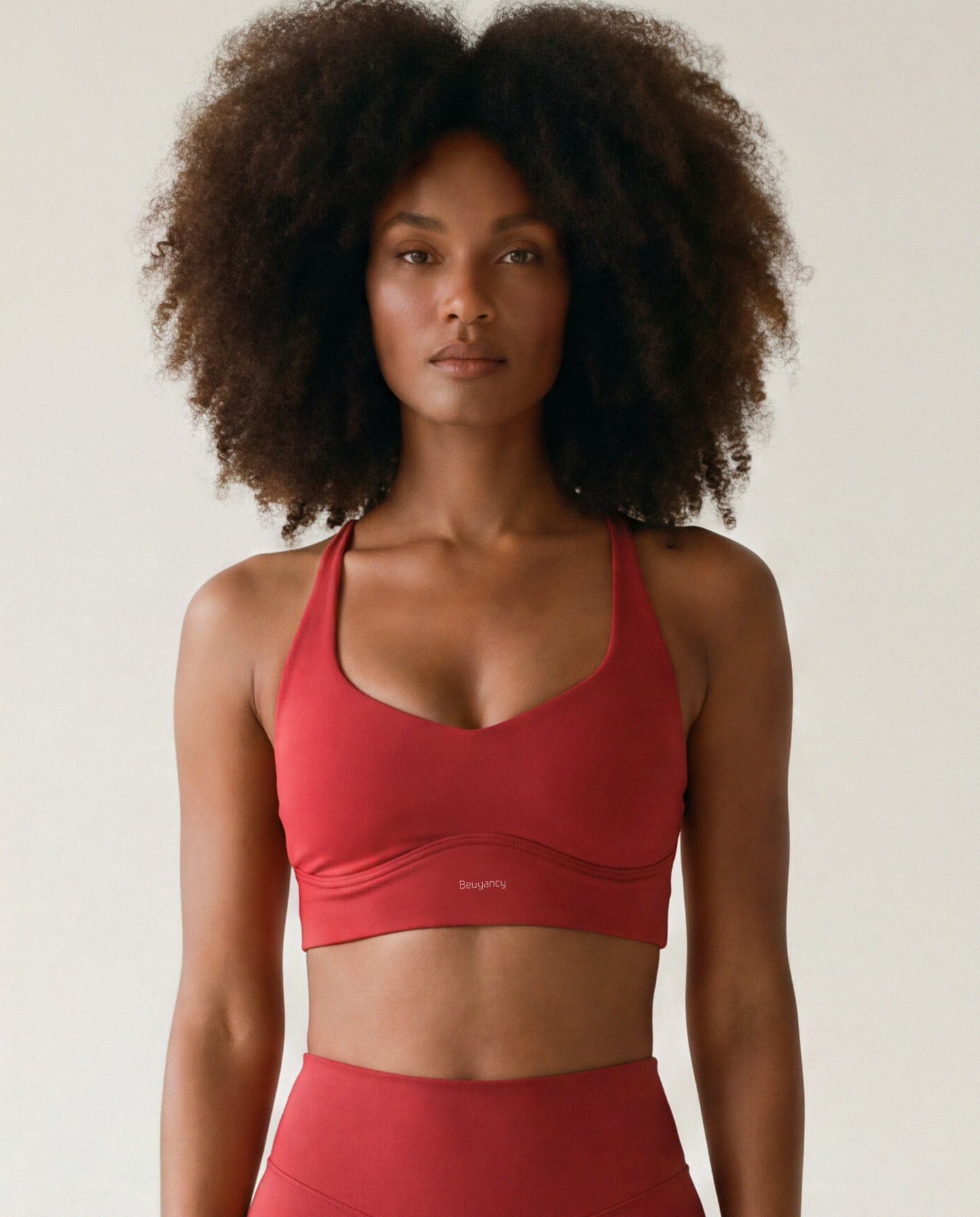 Sculpt Bra in Cherry Red