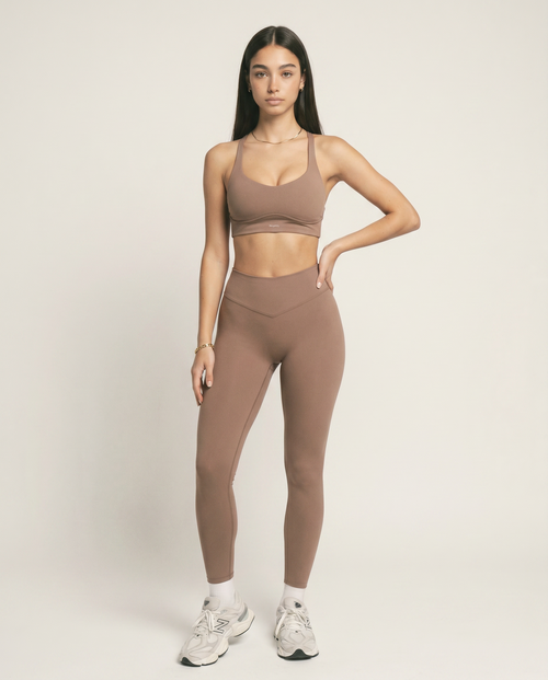 Load image 1 in gallery view. Sculpt Bra in Sandstone