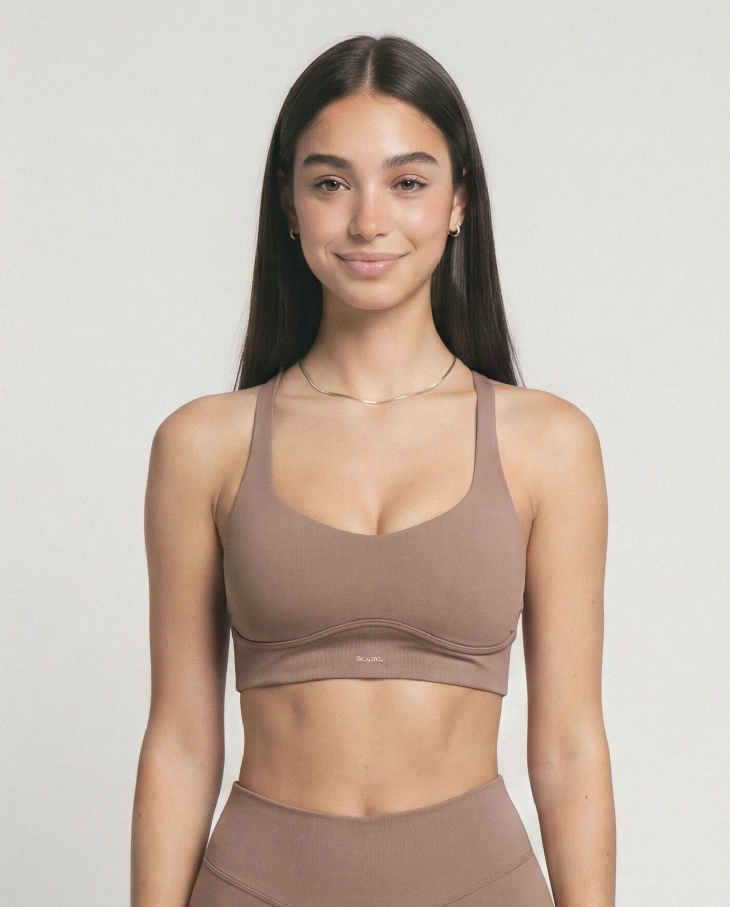 Sculpt Bra in Sandstone