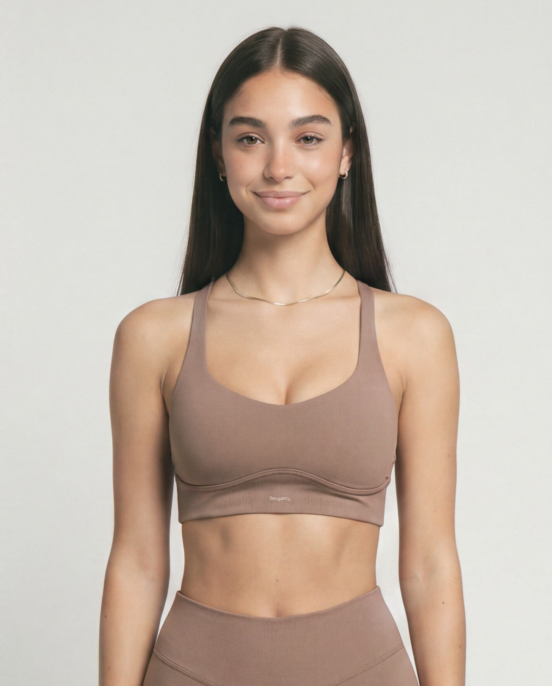 Sculpt Bra in Sandstone