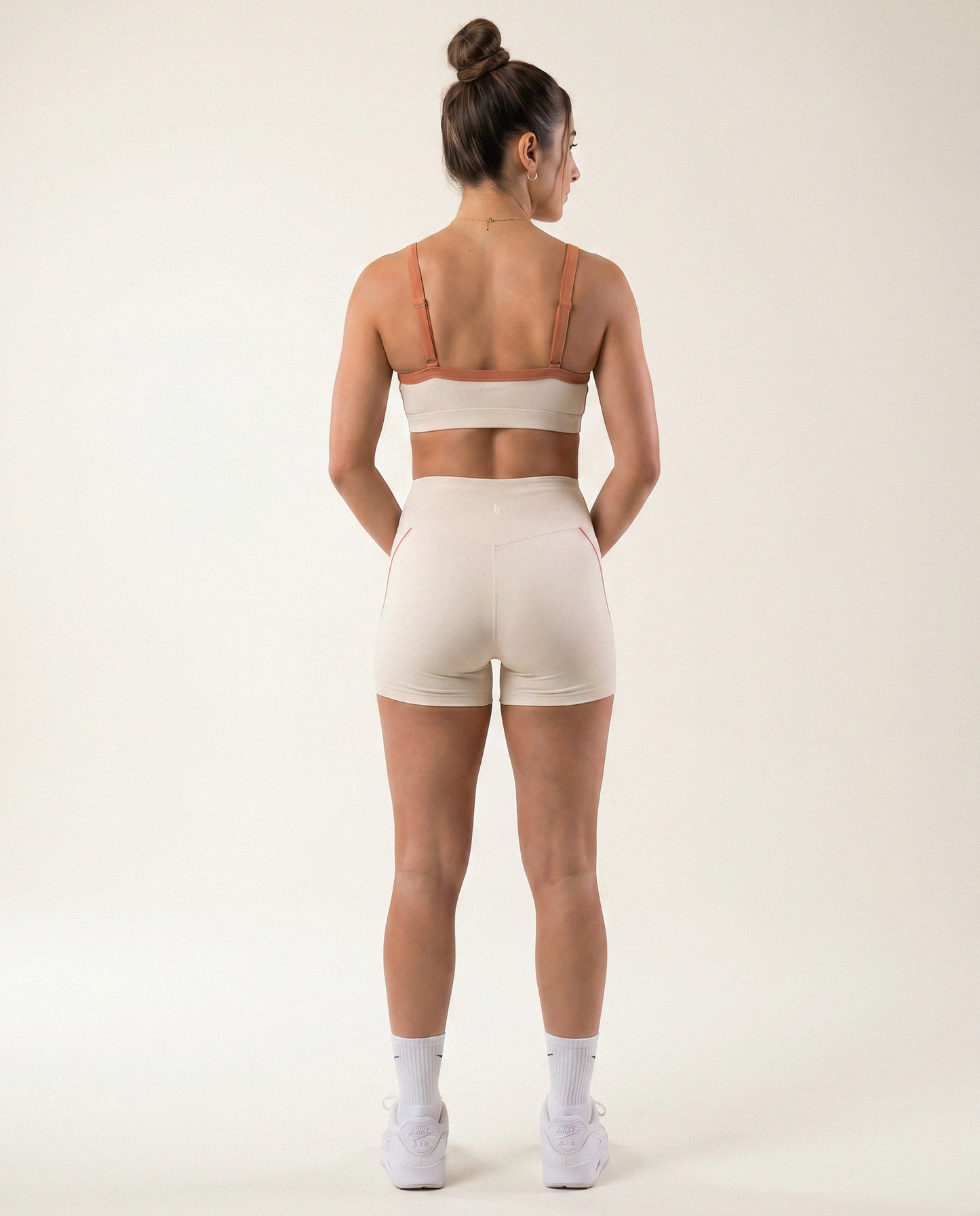 Serena Sports Bra in Peanut Butter
