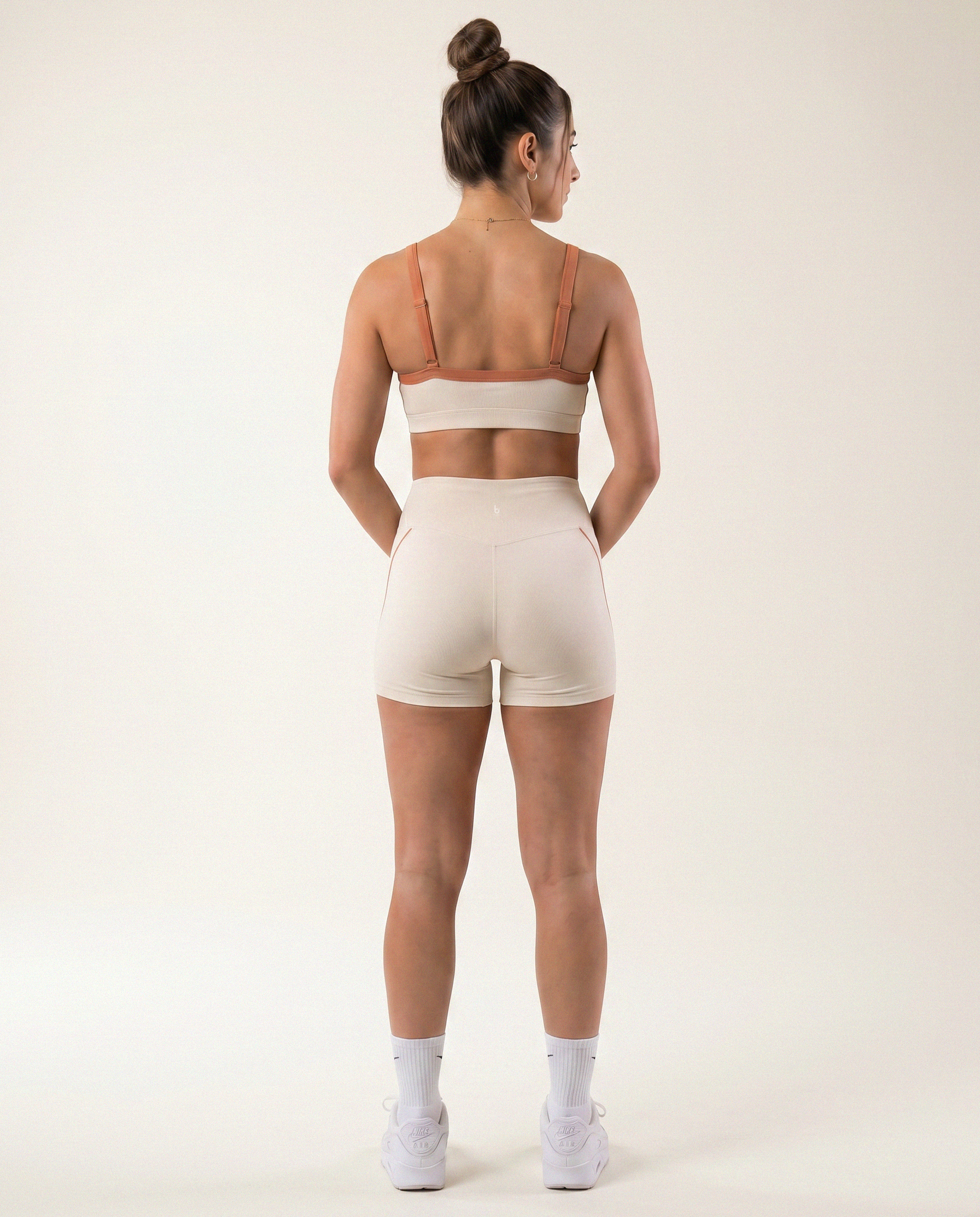 Serena Sports Bra in Peanut Butter