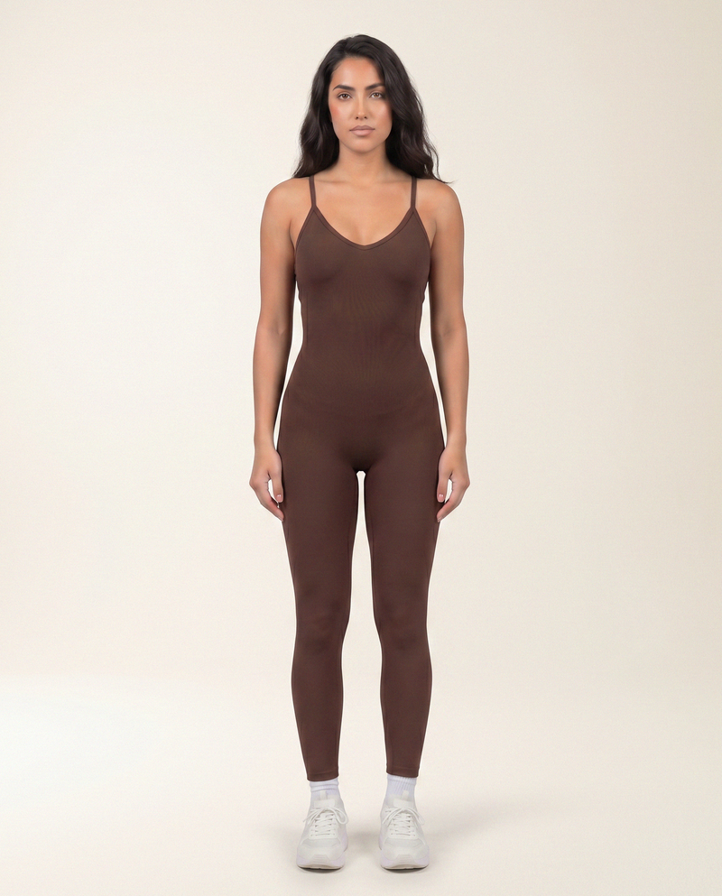 Venus Bodysuit in Chocolate Brown