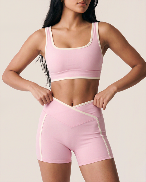 Load image 1 in gallery view. Energy Shorts in Blush Pink
