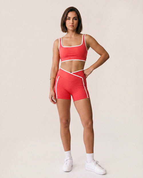Load image 1 in gallery view. Energy Shorts in Sunset Coral