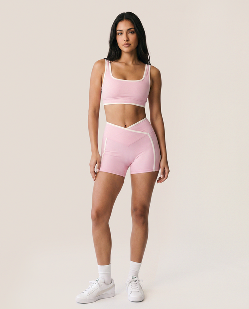 Load image 1 in gallery view. Energy Shorts in Blush Pink